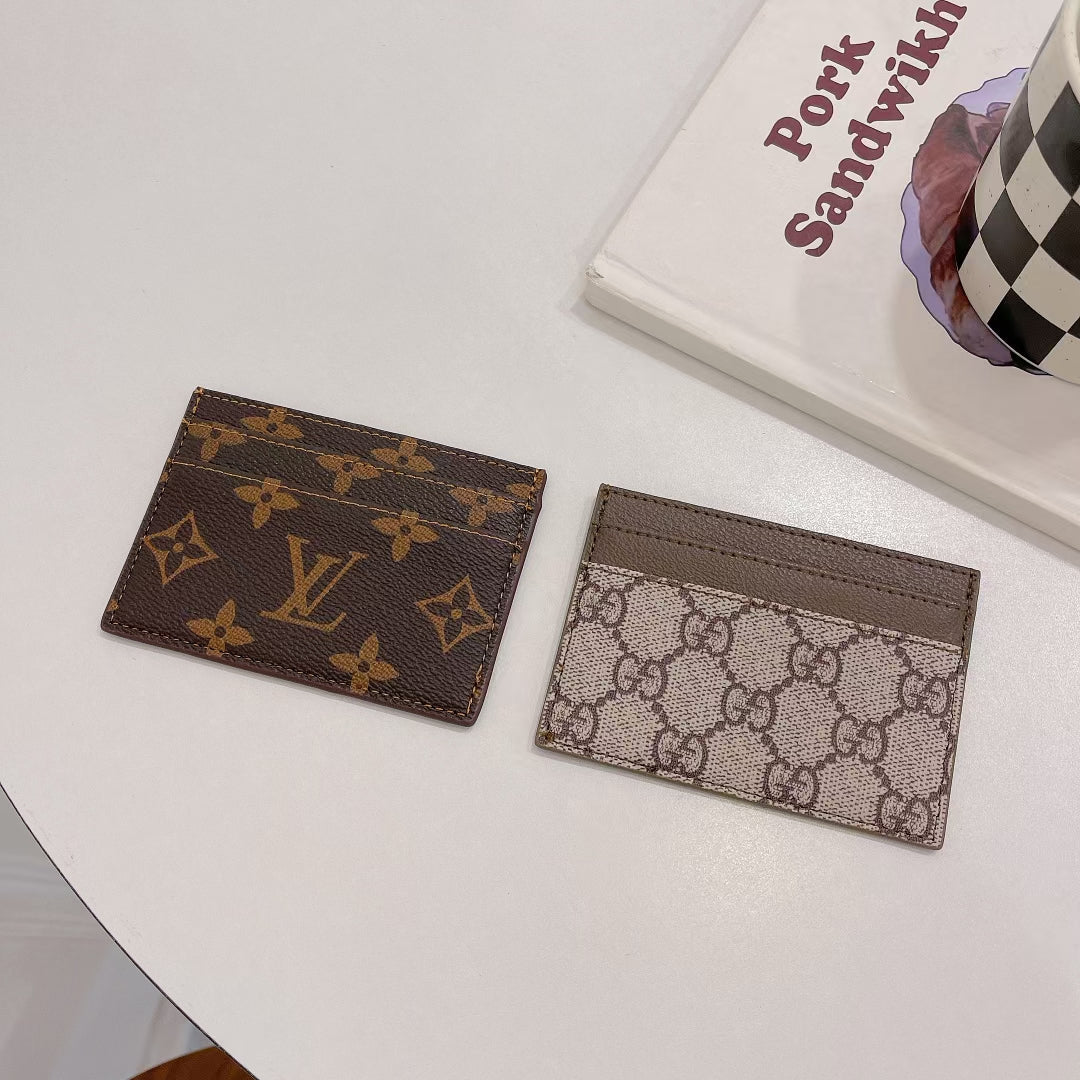 Louis Vuitton and Gucci Card Holder