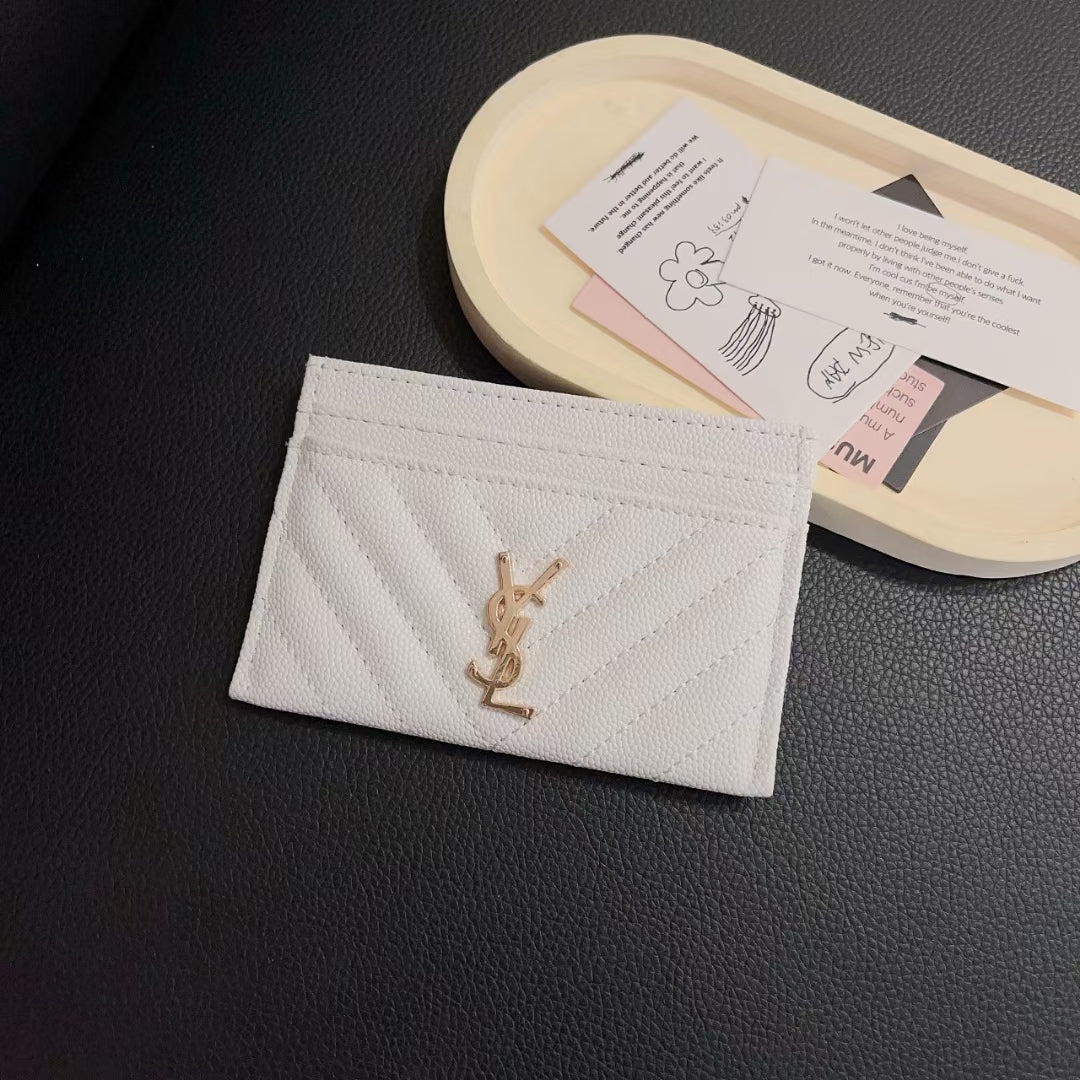 Fashionable YSL / Chanel Wallet Card Cases Durable