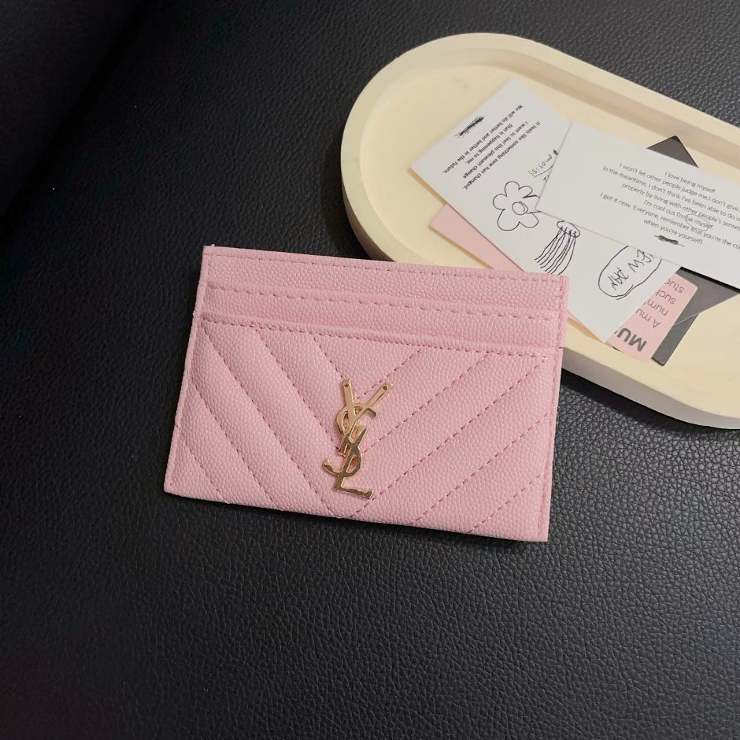 Fashionable YSL / Chanel Wallet Card Cases Durable