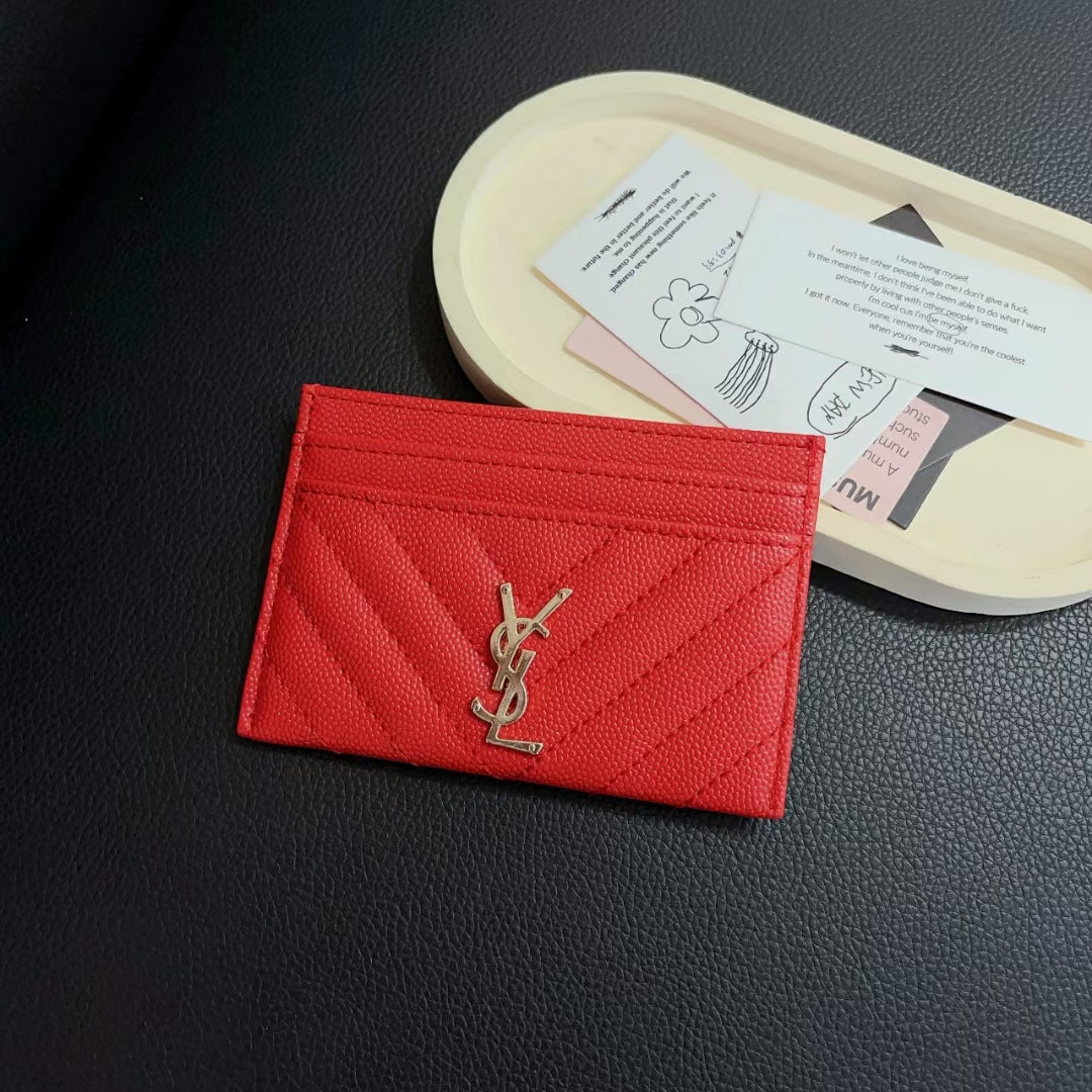 Fashionable YSL / Chanel Wallet Card Cases Durable