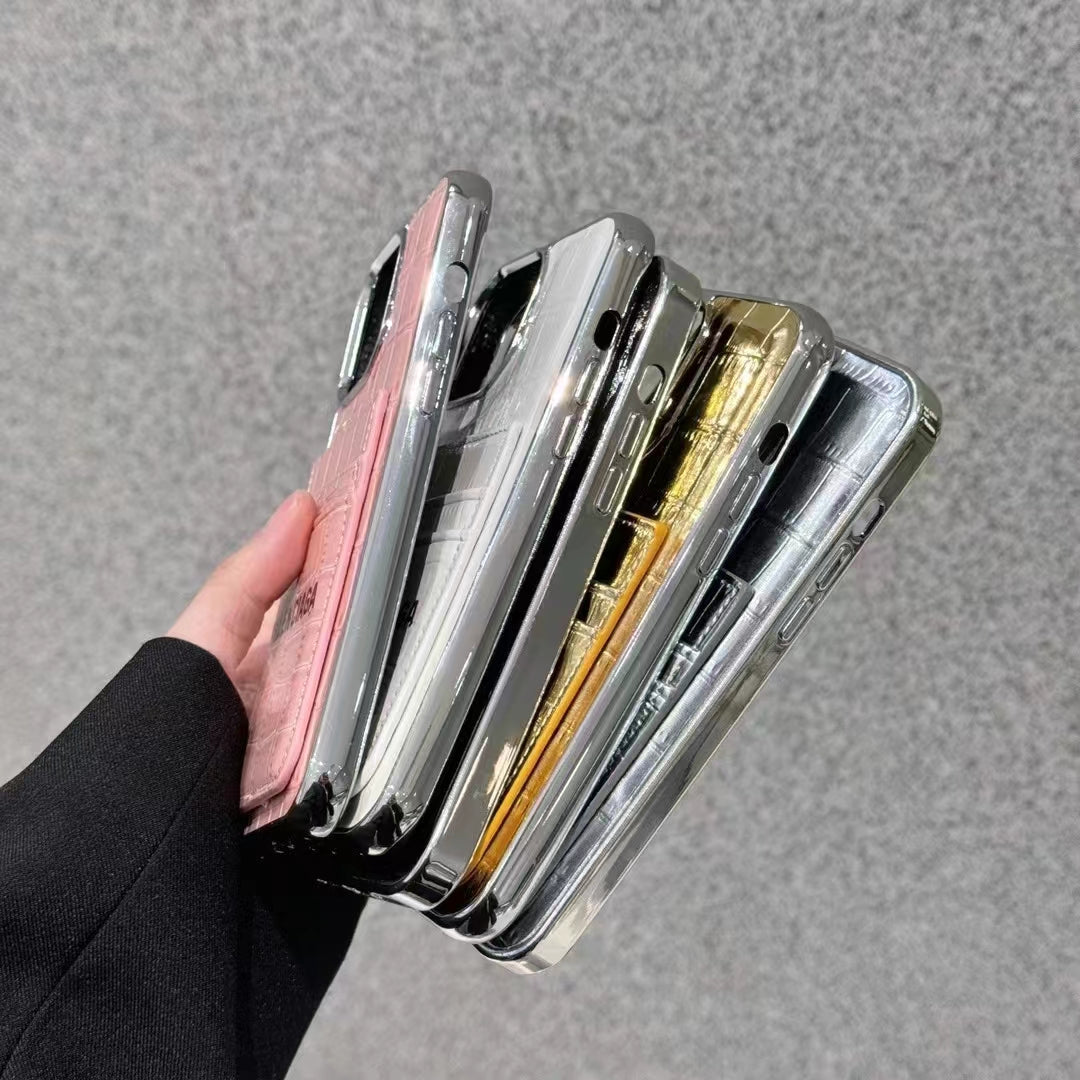 Balenciaga Luxury Phone Cases with Card Holder