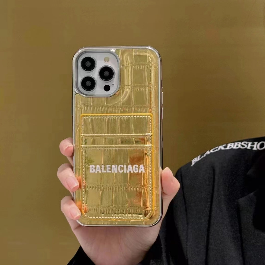 Balenciaga Luxury Phone Cases with Card Holder