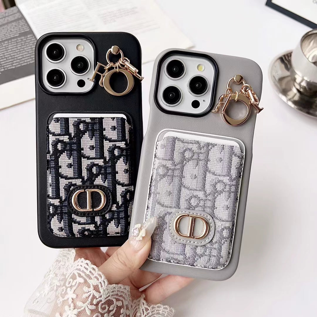 Phone Case for Dior with Card Holder