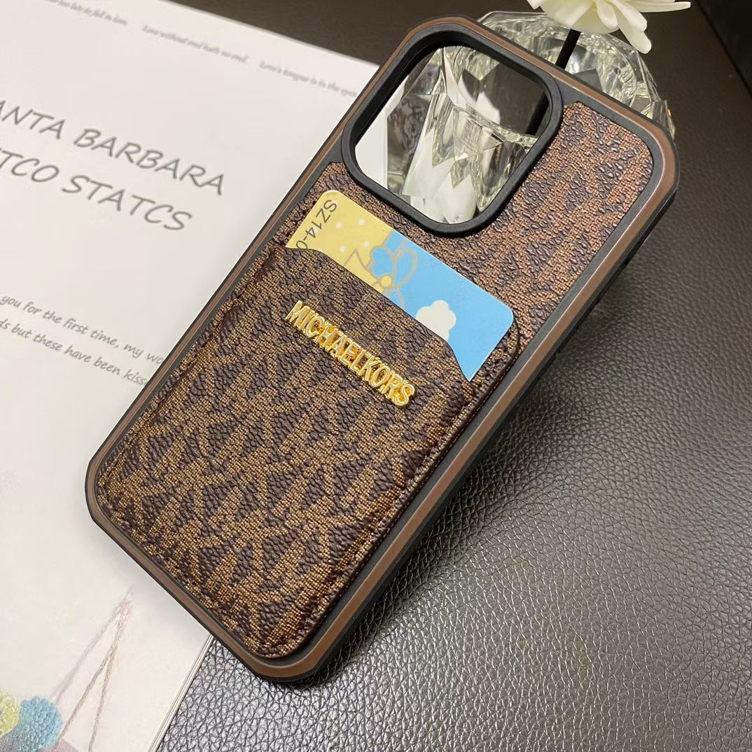 Minimalist Michael Kors Phone Cases with Card Holder