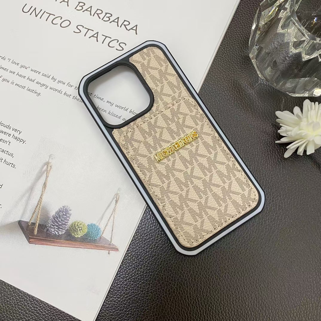 Minimalist Michael Kors Phone Cases with Card Holder