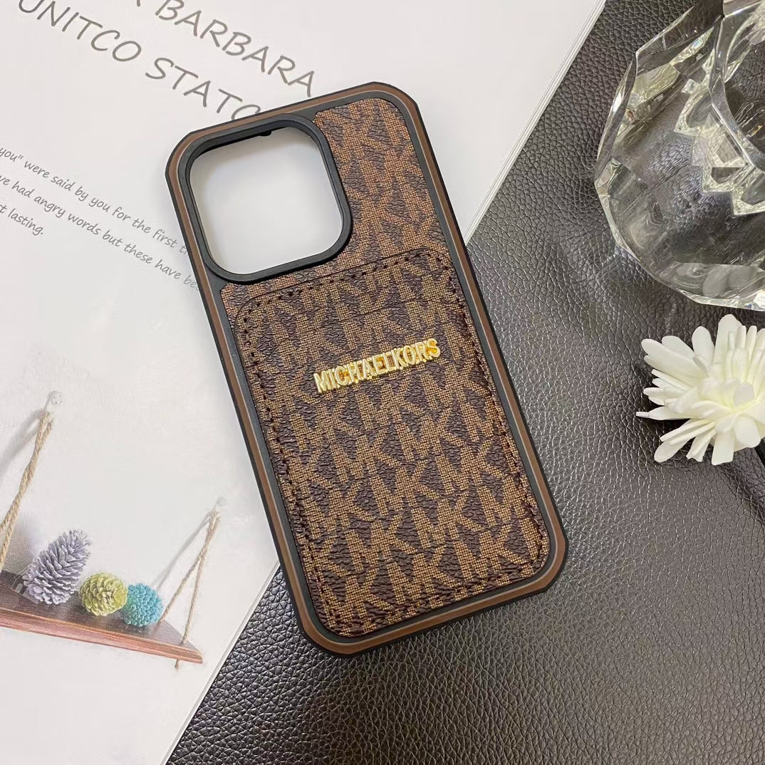 Minimalist Michael Kors Phone Cases with Card Holder