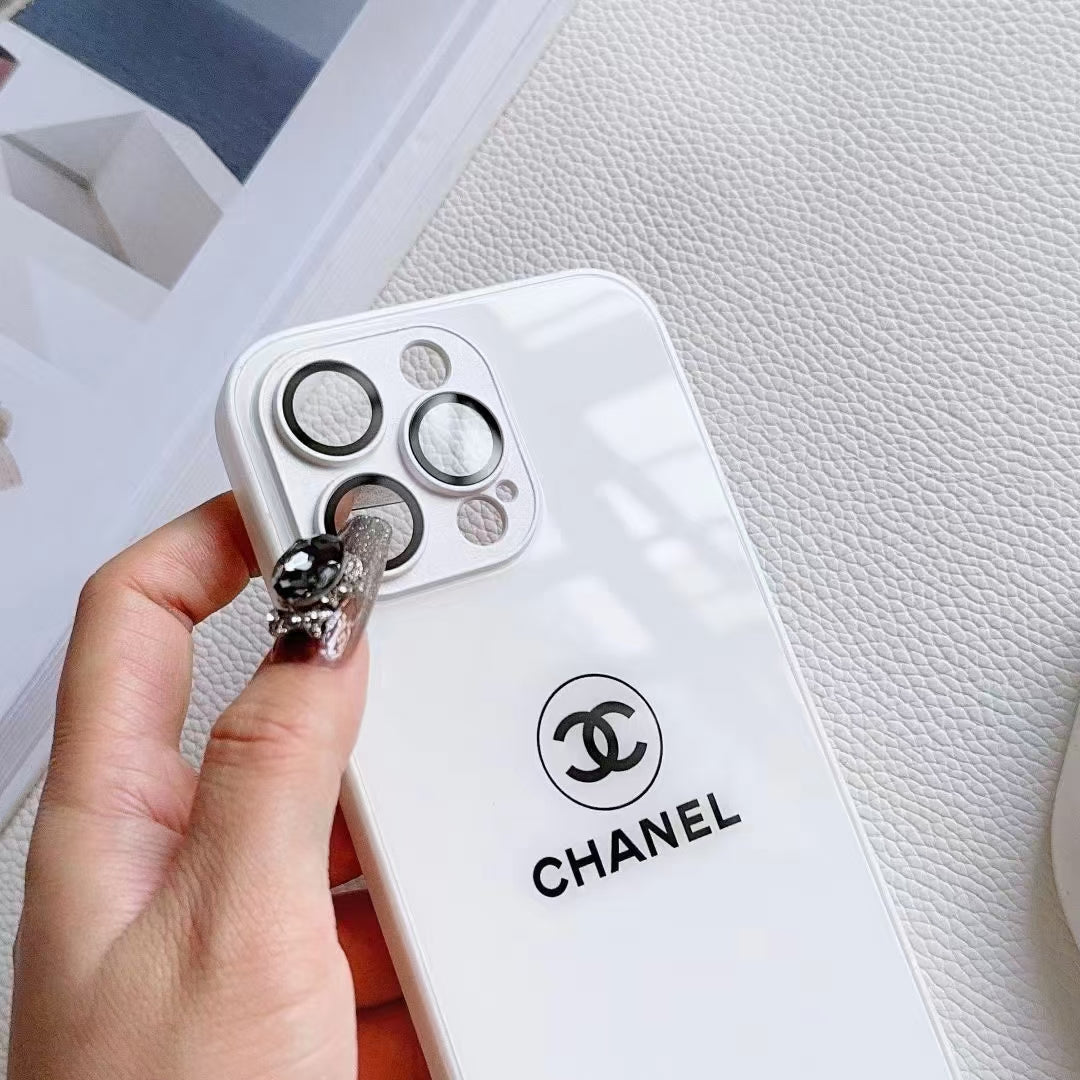 White Chanel Luxury Phone Cases