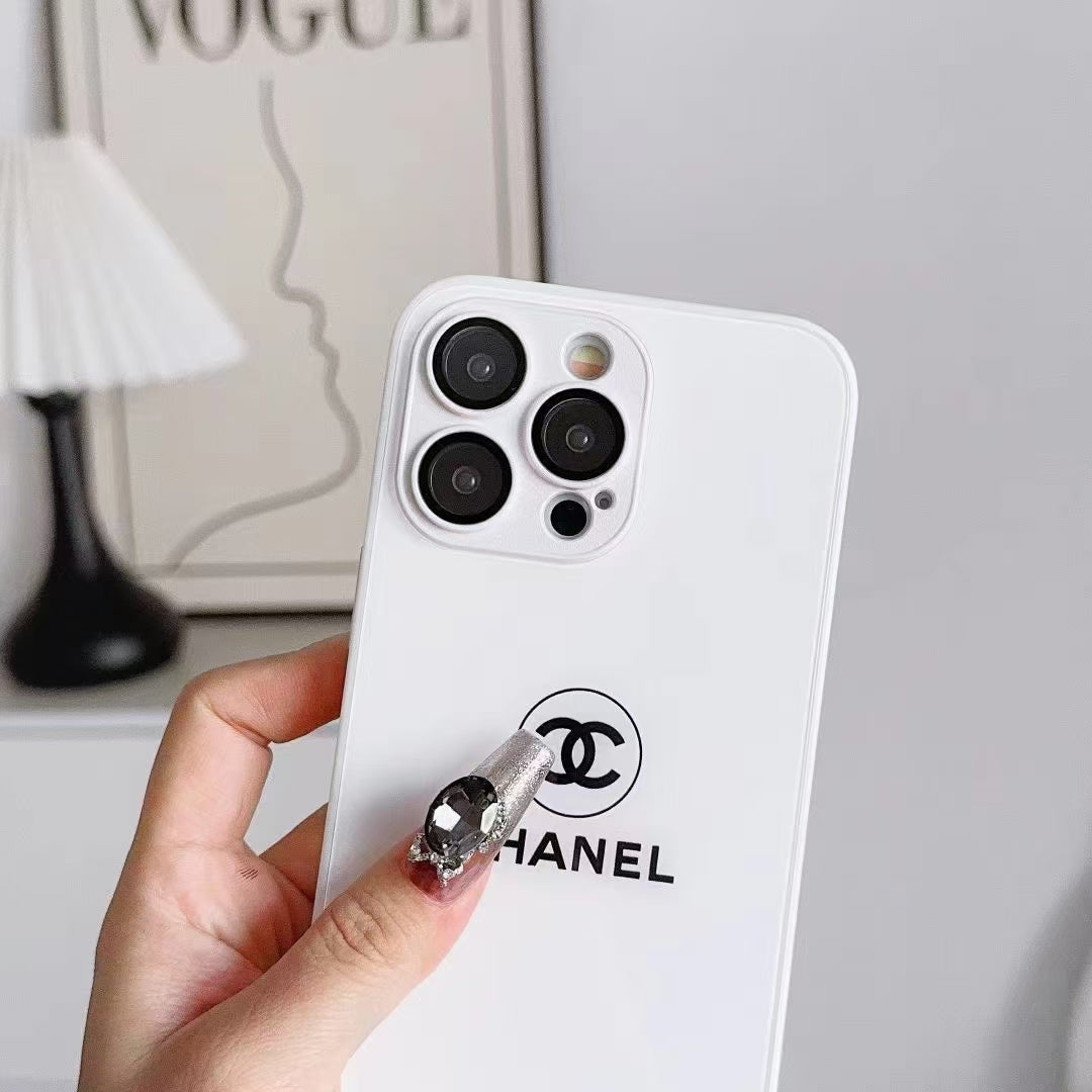 White Chanel Luxury Phone Cases