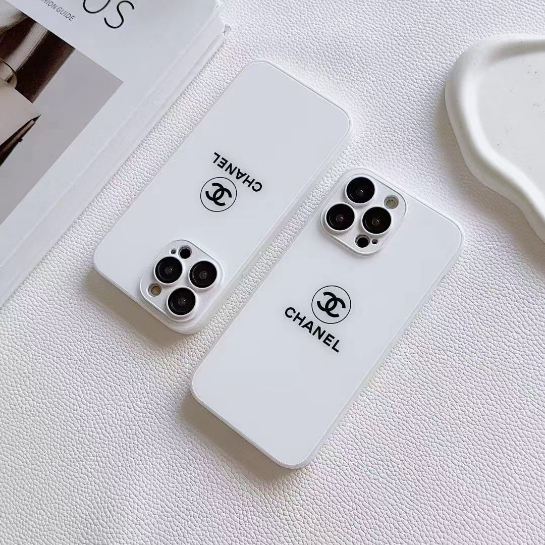 White Chanel Luxury Phone Cases