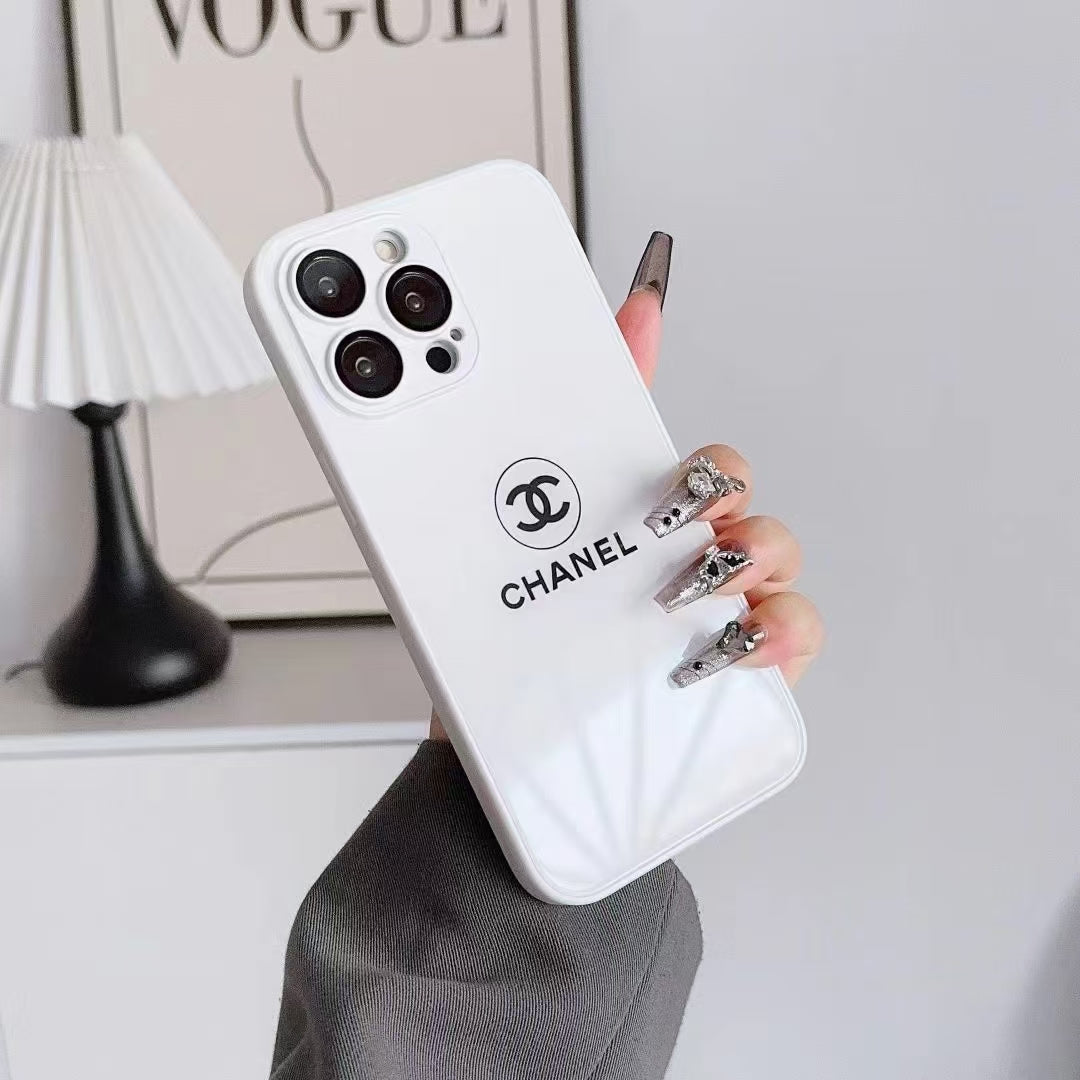 White Chanel Luxury Phone Cases