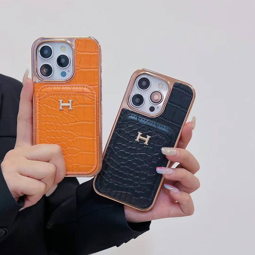 Hermes Solid Color iPhone Cases