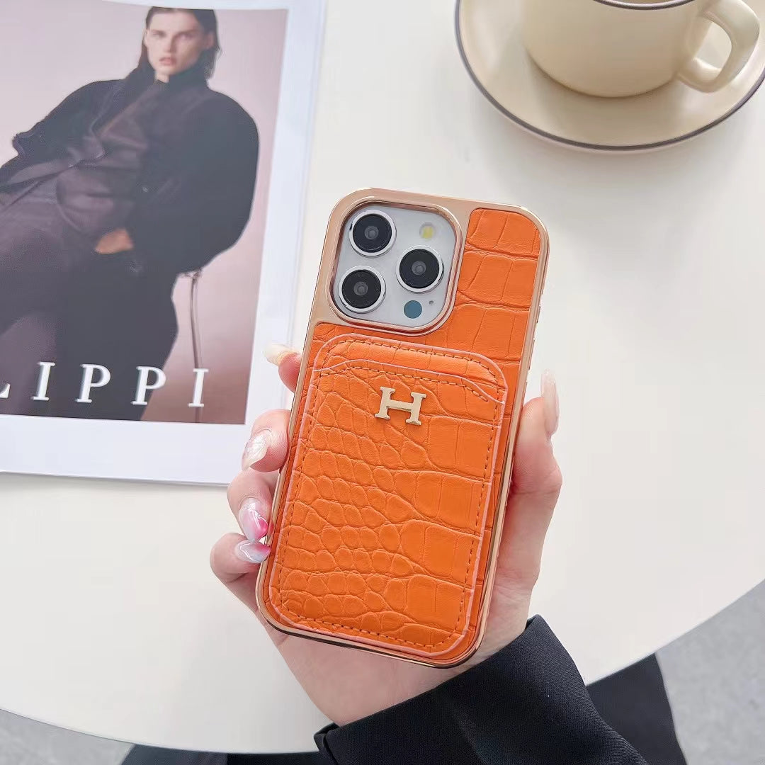 Hermes Solid Color iPhone Cases