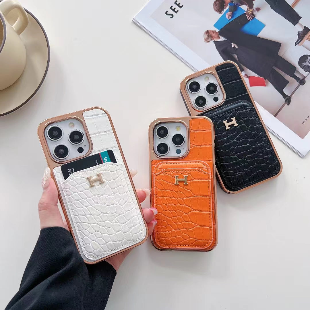 Hermes Solid Color iPhone Cases