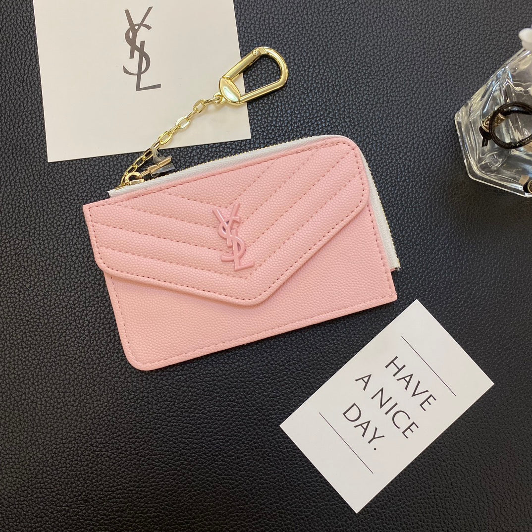 Fashionable YSL Wallet Card Holder