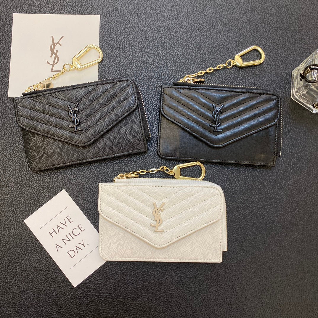 Fashionable YSL Wallet Card Holder