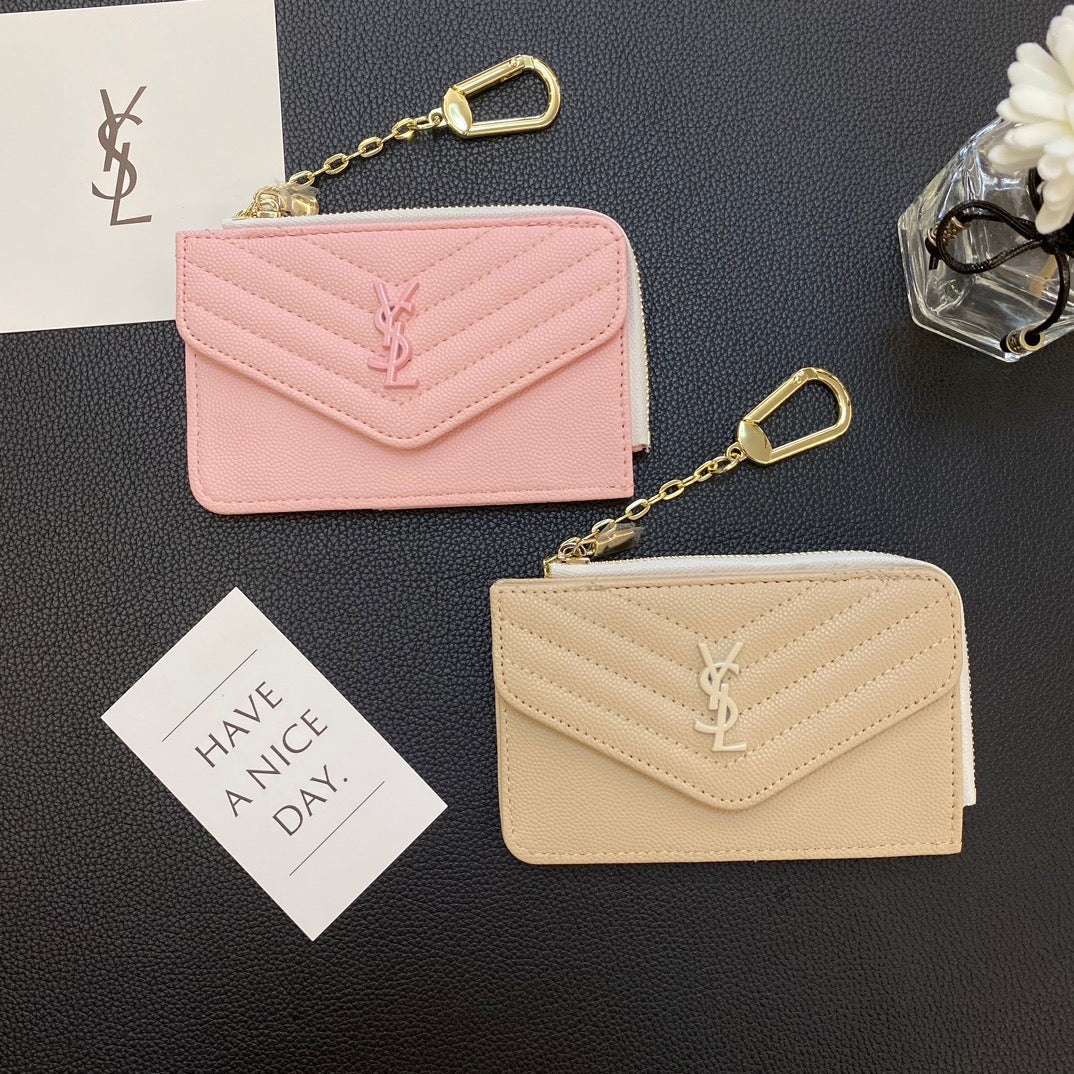 Fashionable YSL Wallet Card Holder