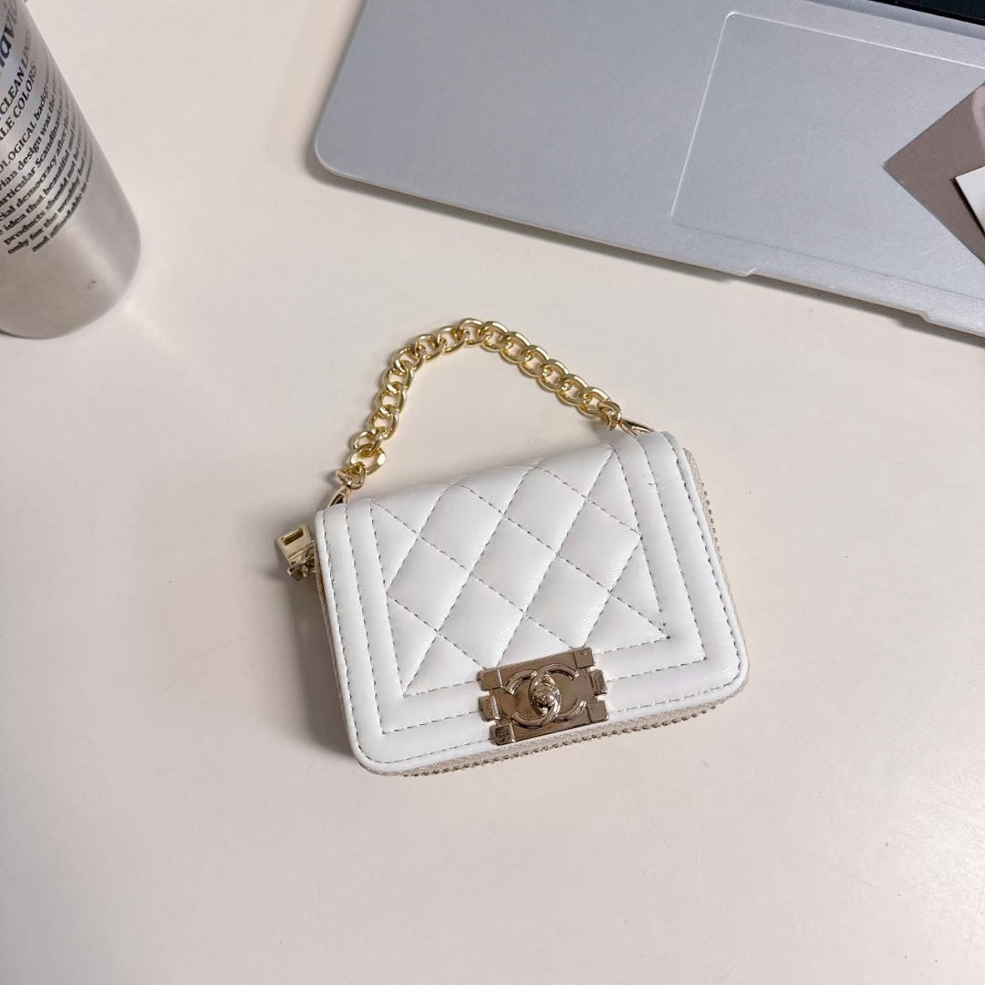 Luxury Chanel Handbag / Airpod Case Durable