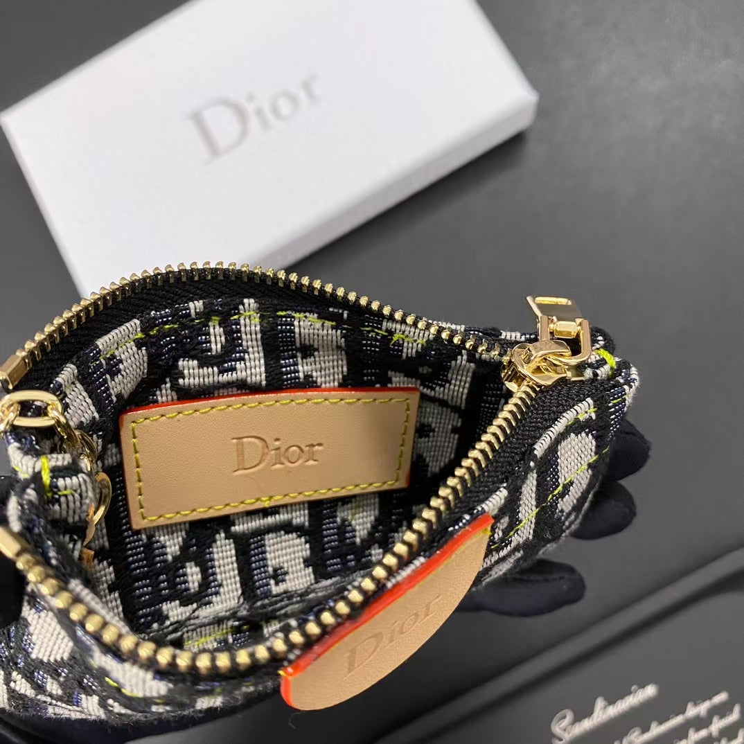 Christian Dior Wallet Card Cases Durable