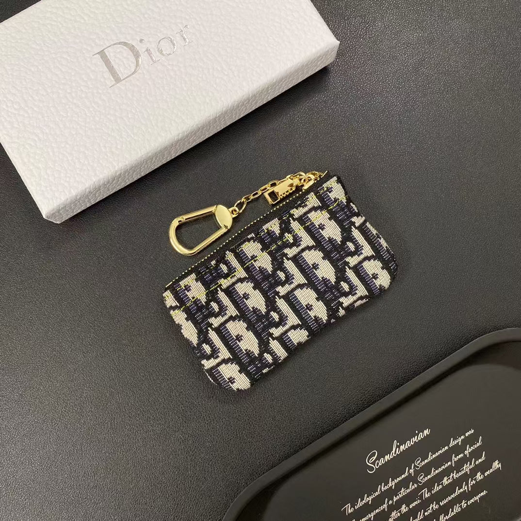 Christian Dior Wallet Card Cases Durable