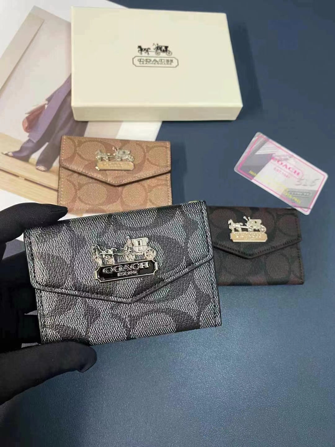 Luxury Coach Card Cases Fashionable
