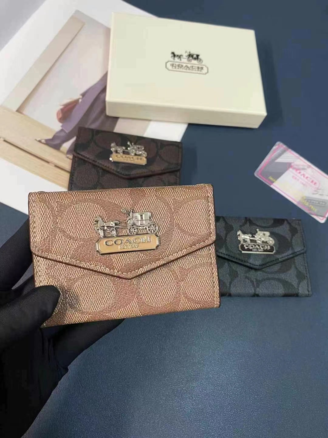 Luxury Coach Card Cases Fashionable