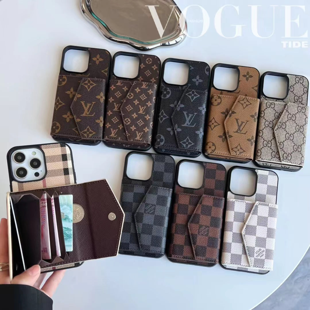 Louis Vuitton iPhone Cases with Card Holder Luxury and Stylish
