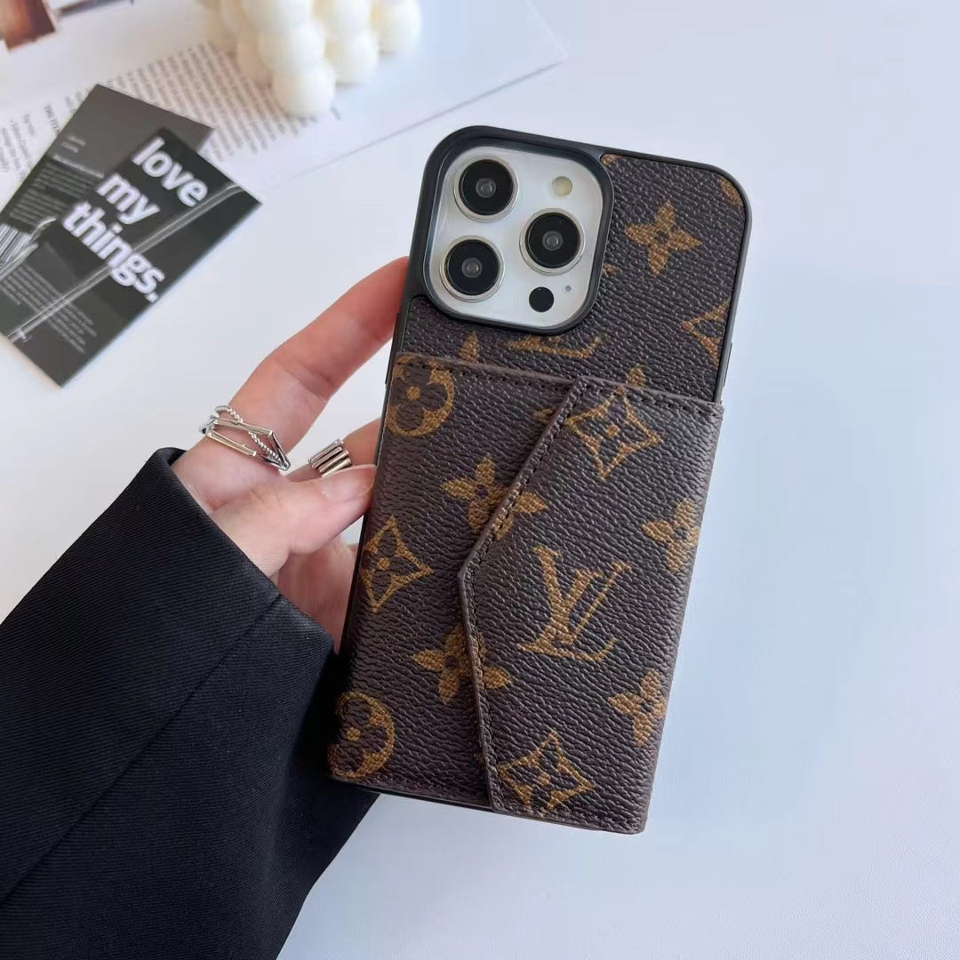 Louis Vuitton iPhone Cases with Card Holder Luxury and Stylish
