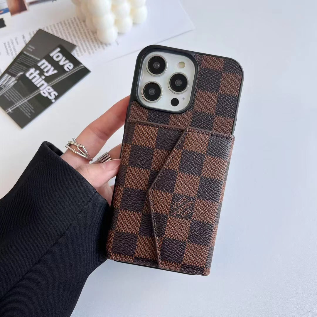 Louis Vuitton iPhone Cases with Card Holder Luxury and Stylish