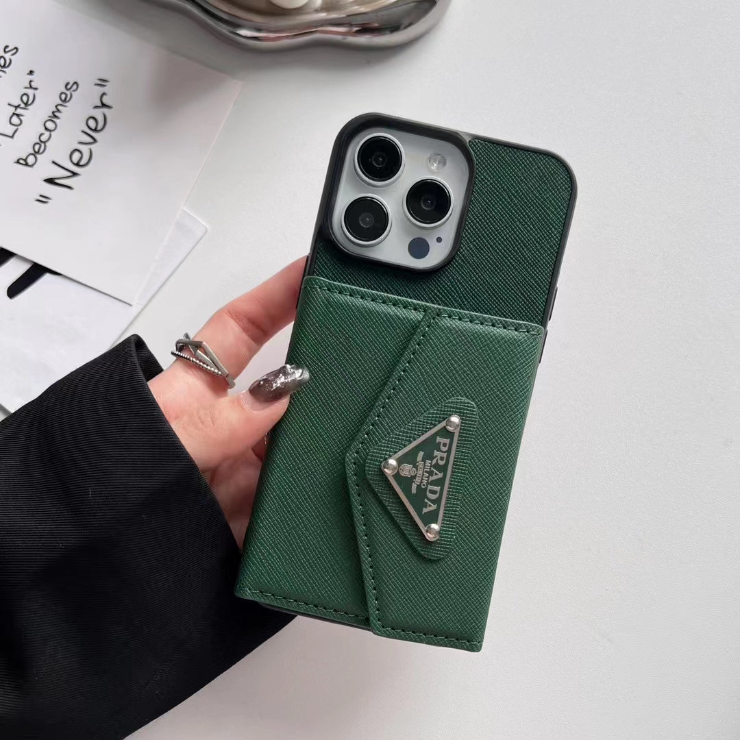 Prada iPhone Cases with Card Holder Fashionable