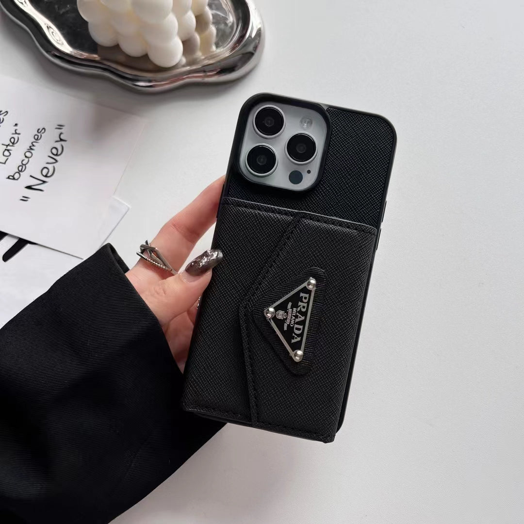 Prada iPhone Cases with Card Holder Fashionable