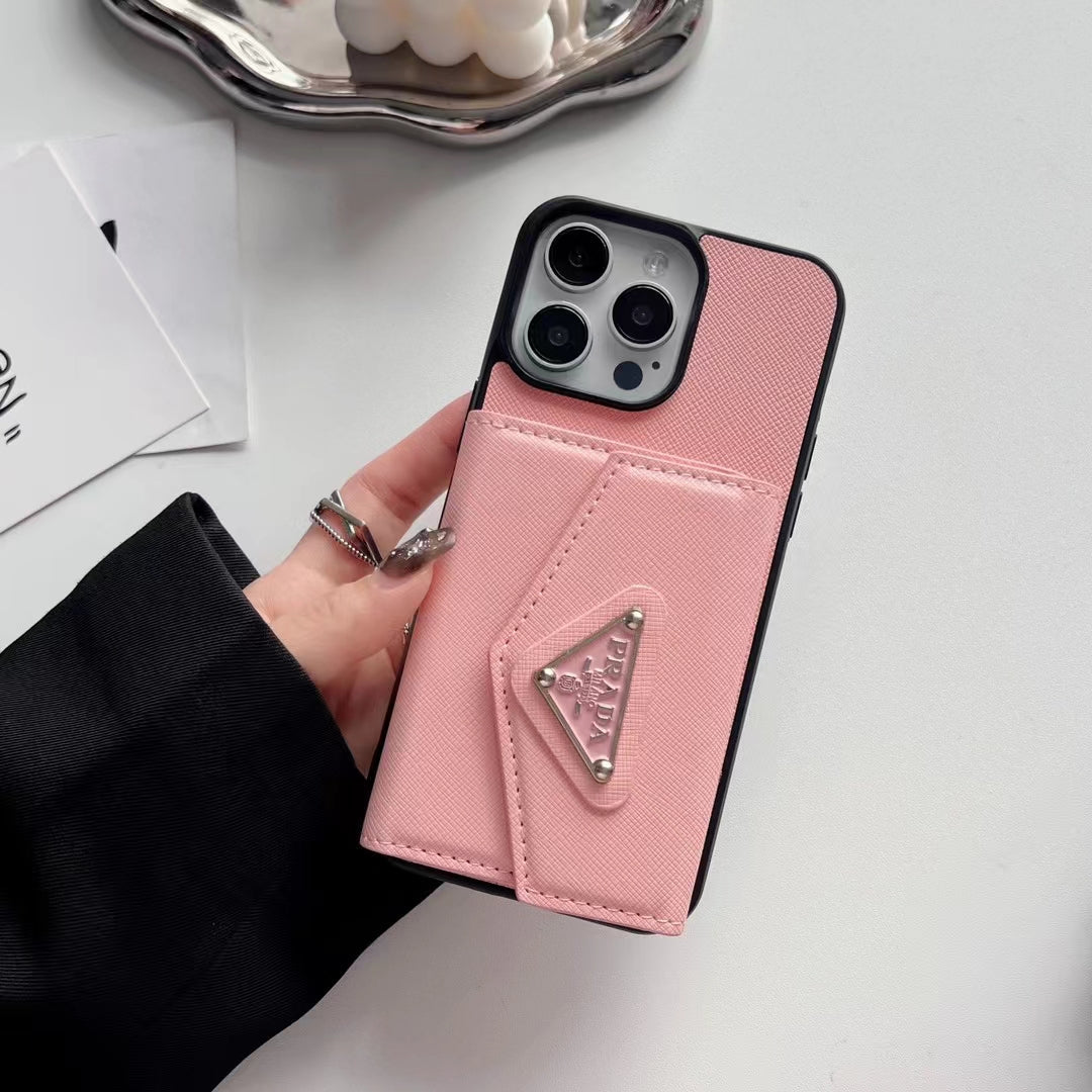 Prada iPhone Cases with Card Holder Fashionable