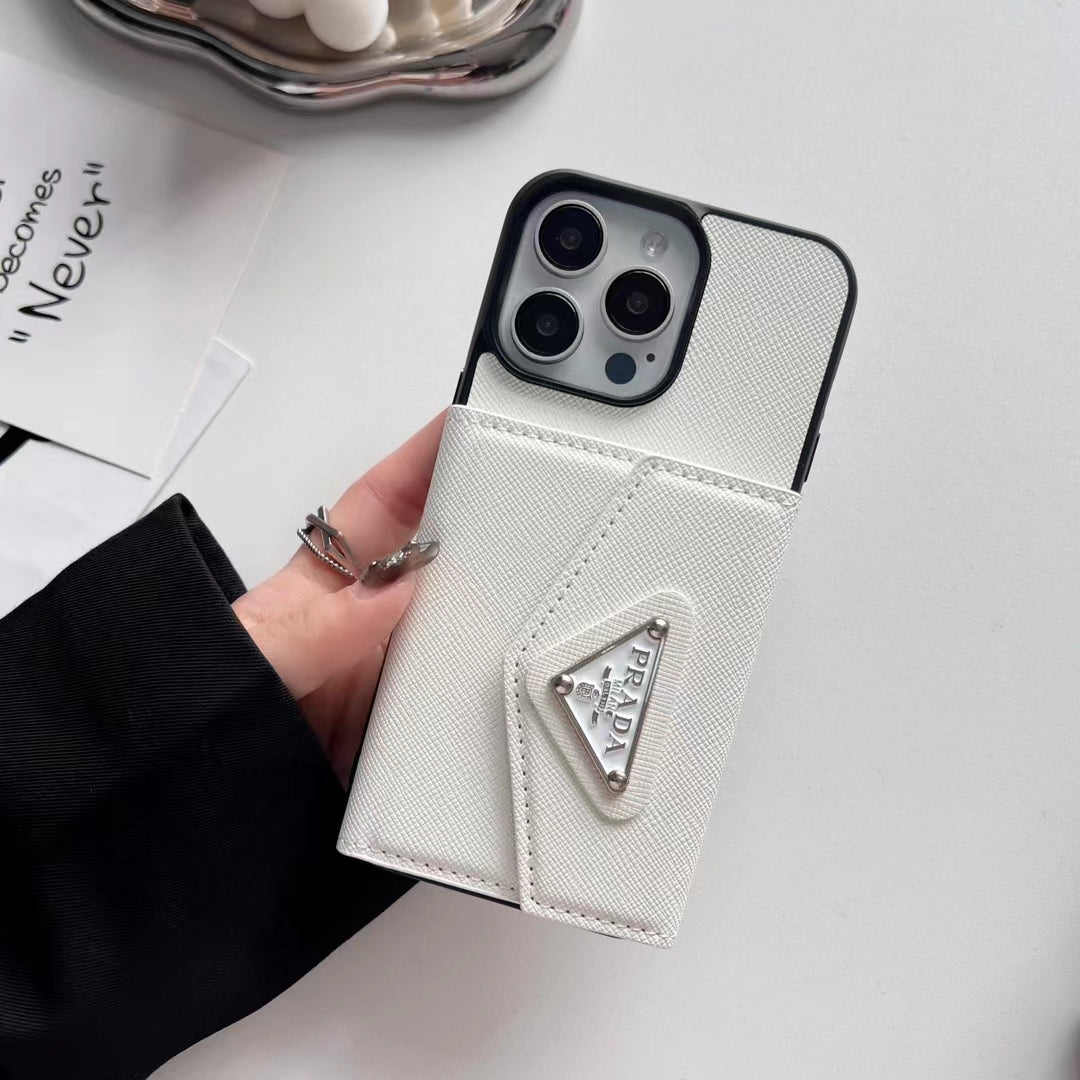 Prada iPhone Cases with Card Holder Fashionable