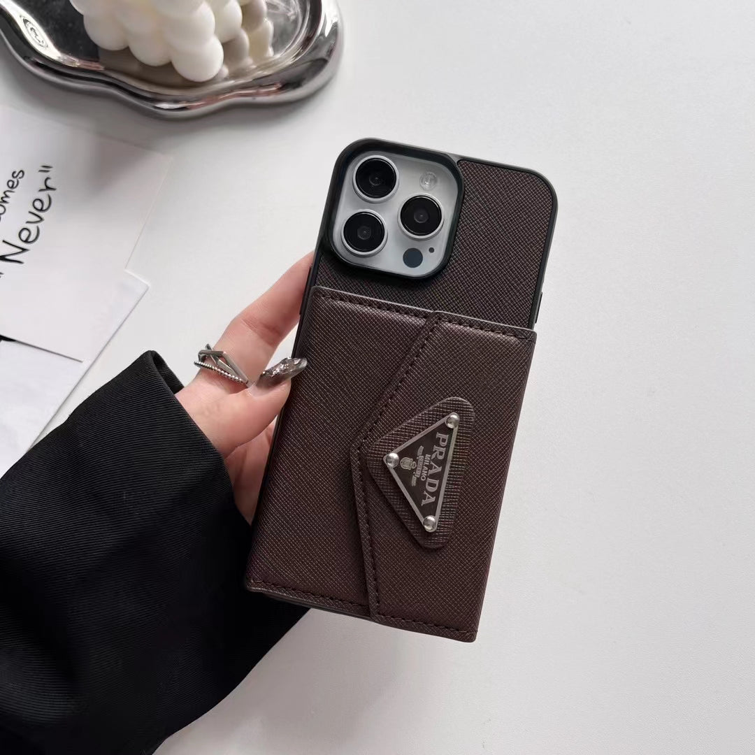 Prada iPhone Cases with Card Holder Fashionable