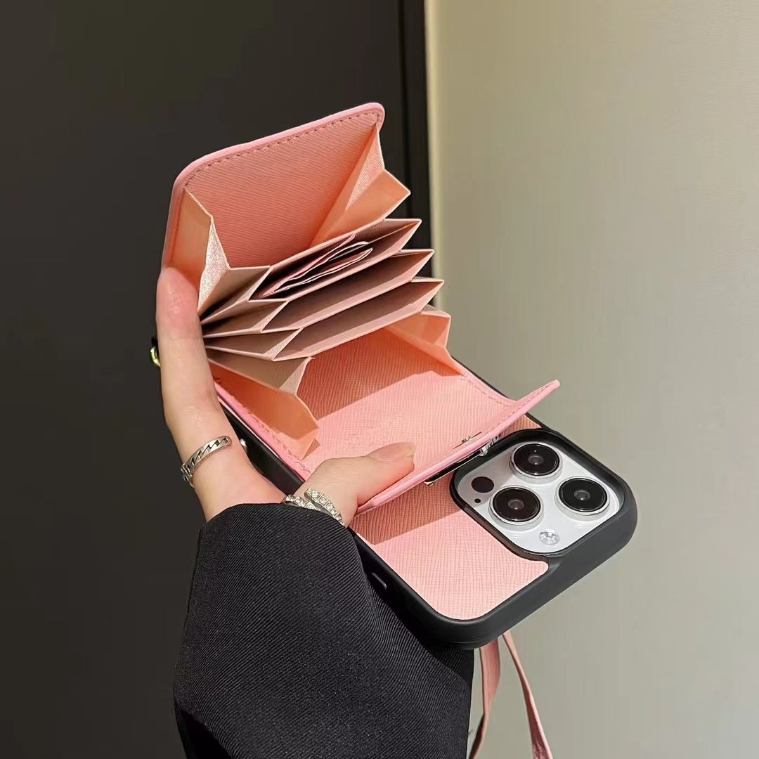 Prada iPhone Case with Card Holder Elegant