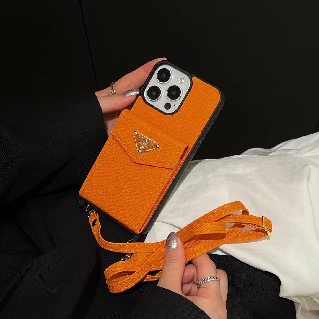 Prada iPhone Case with Card Holder Elegant