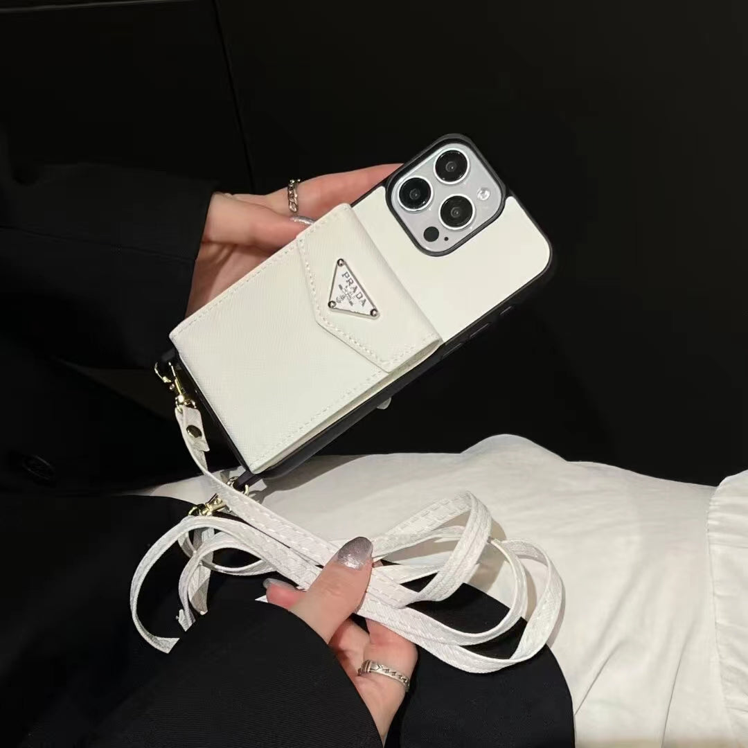 Prada iPhone Case with Card Holder Elegant