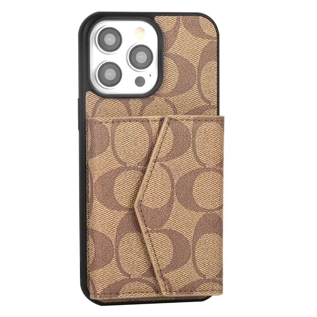 Coach iPhone Cases with Card Holder Durable