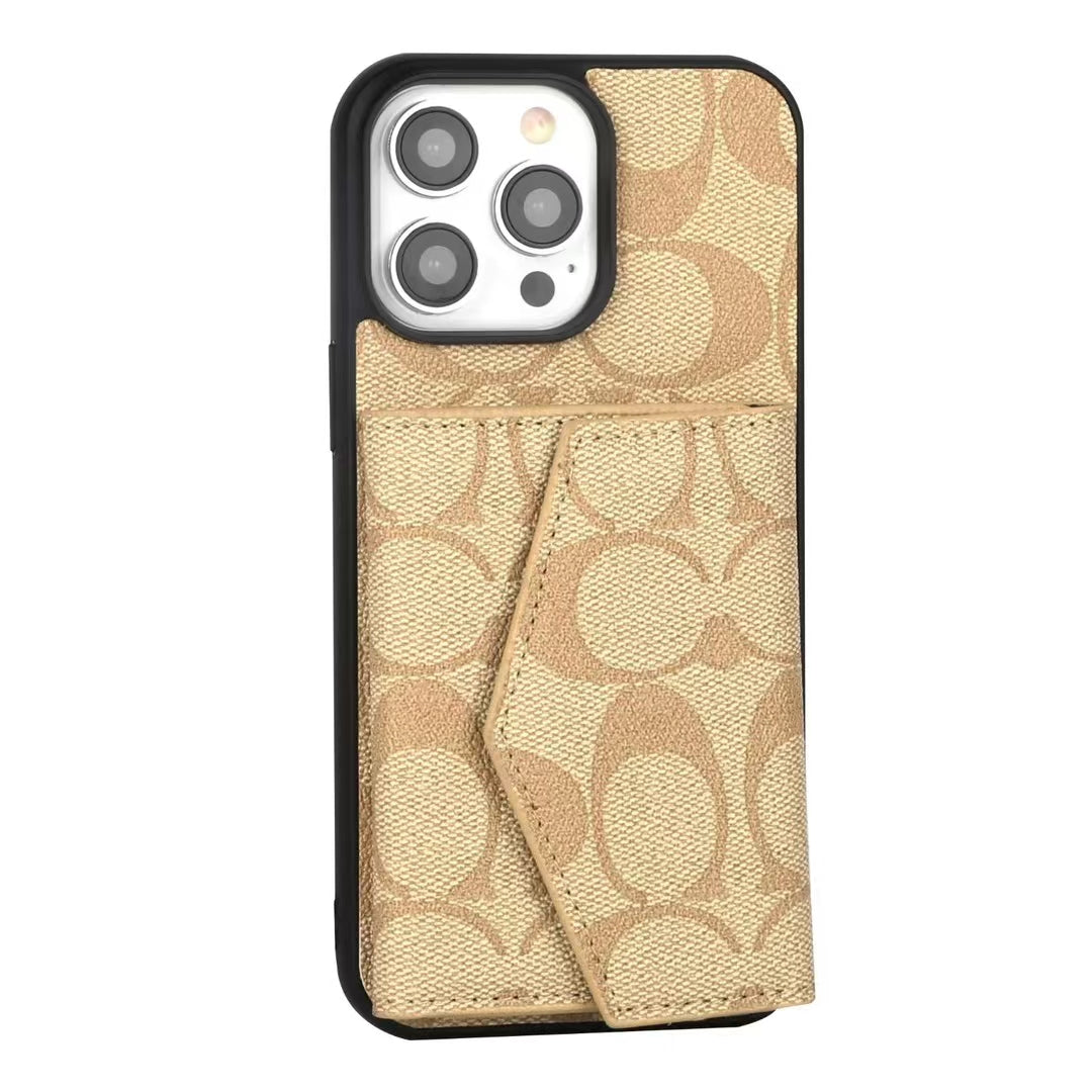 Coach iPhone Cases with Card Holder Durable
