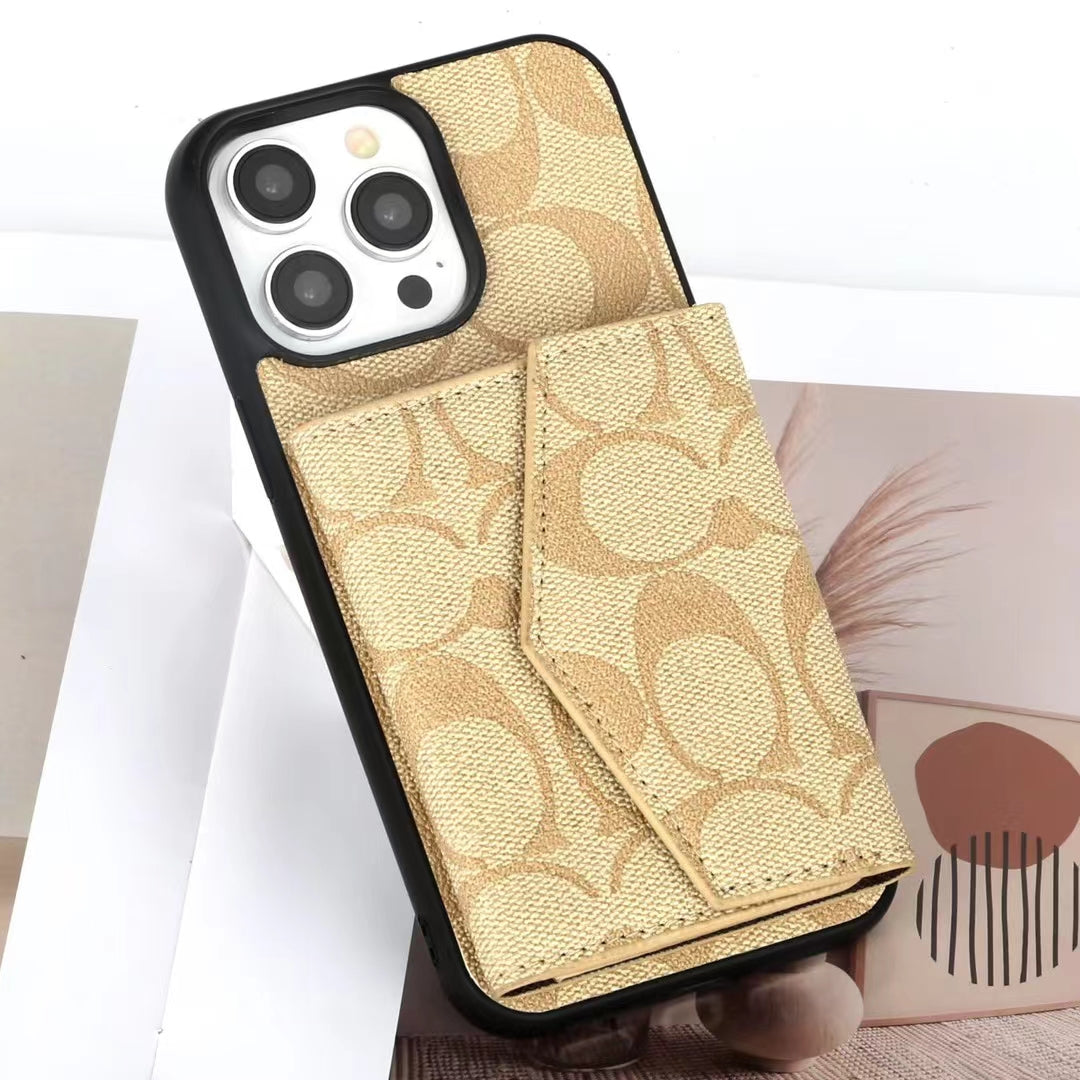 Coach iPhone Cases with Card Holder Durable
