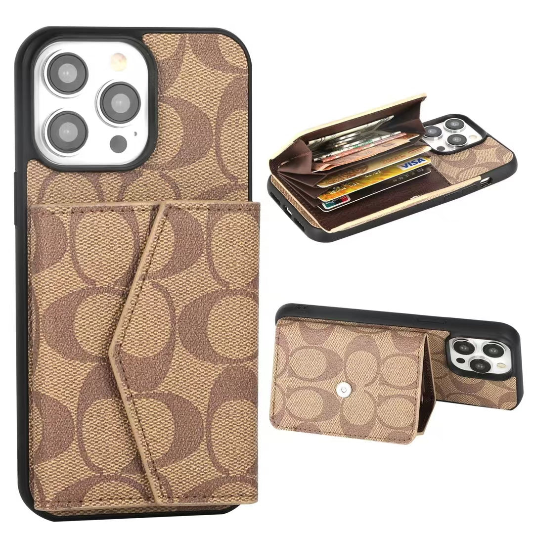 Coach iPhone Cases with Card Holder Durable