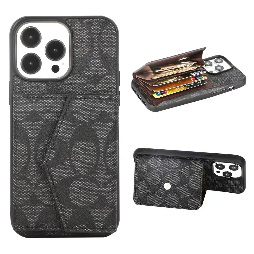 Coach iPhone Cases with Card Holder Durable