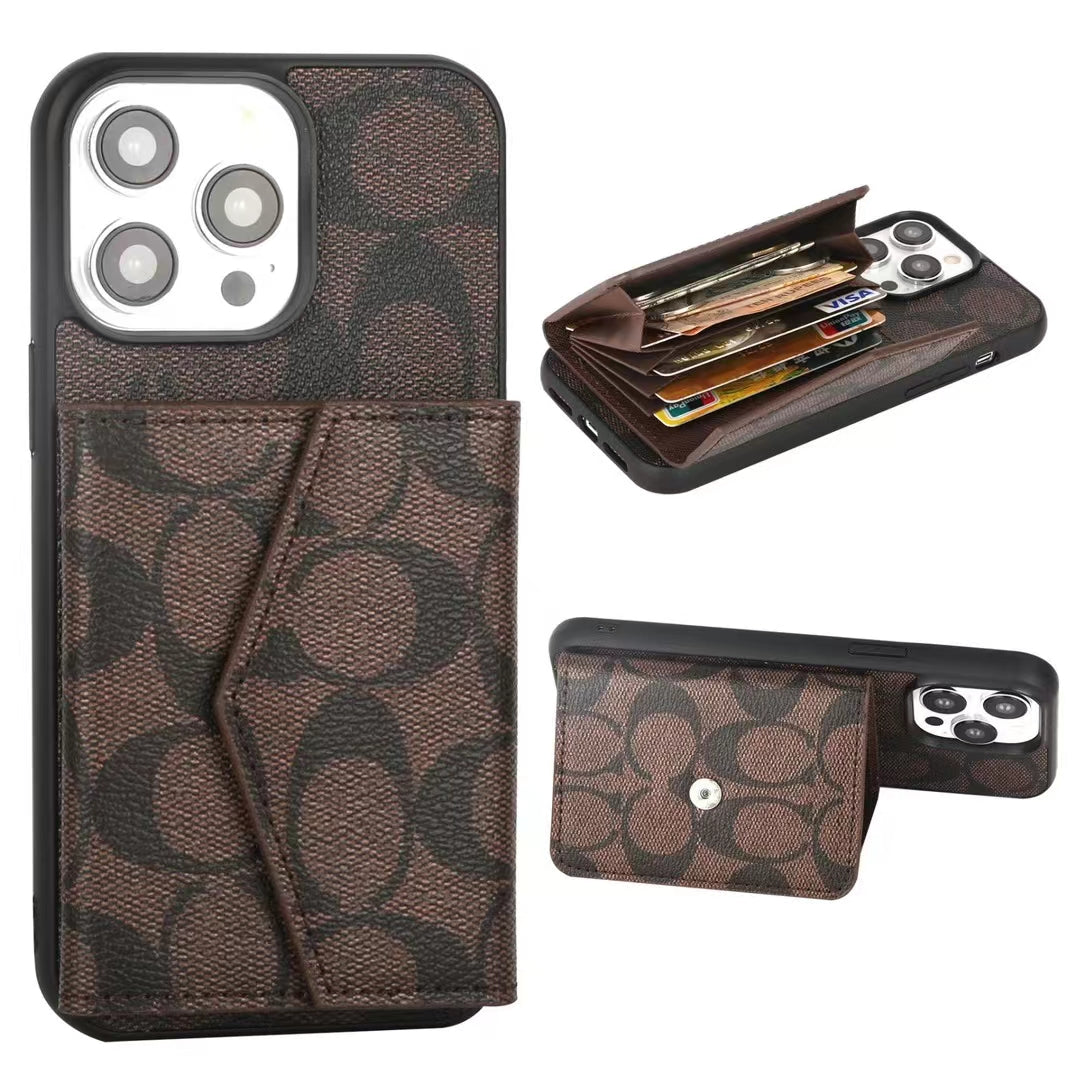 Coach iPhone Cases with Card Holder Durable