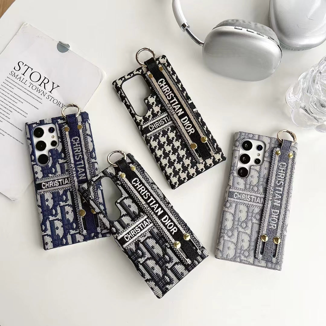 Christian Dior Phone Case with Handgrip