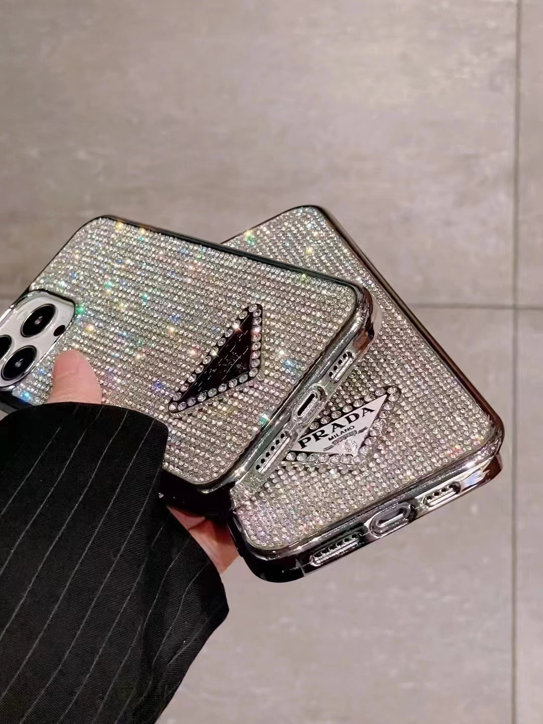 Prada Glittery iPhone Cases