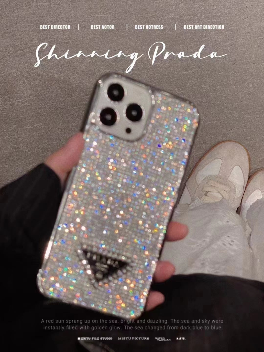 Prada Glittery iPhone Cases
