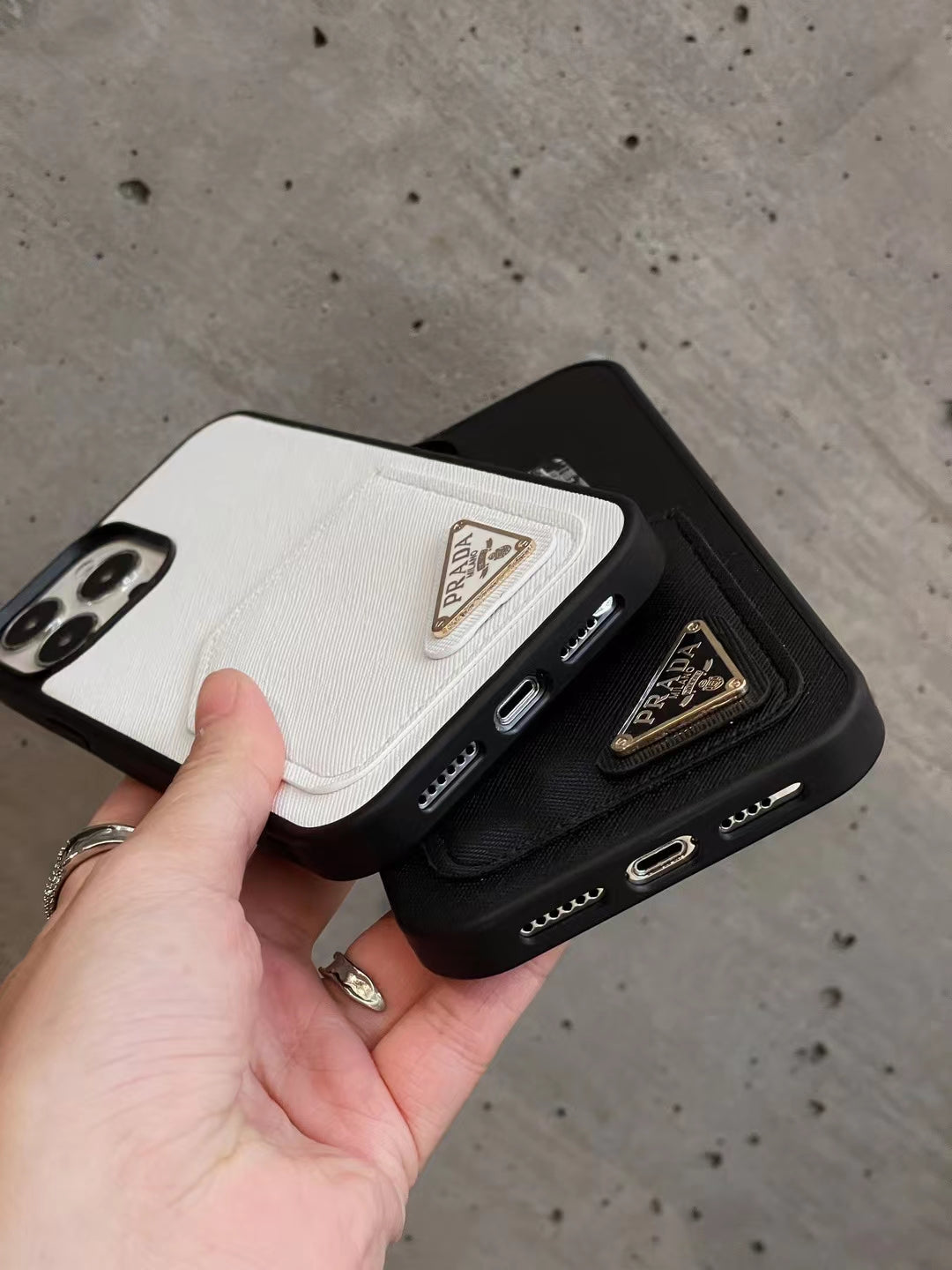 Solid Color Prada iPhone Cases