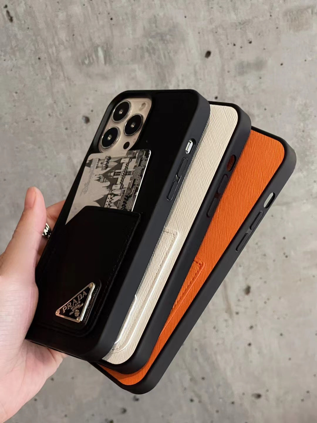 Solid Color Prada iPhone Cases