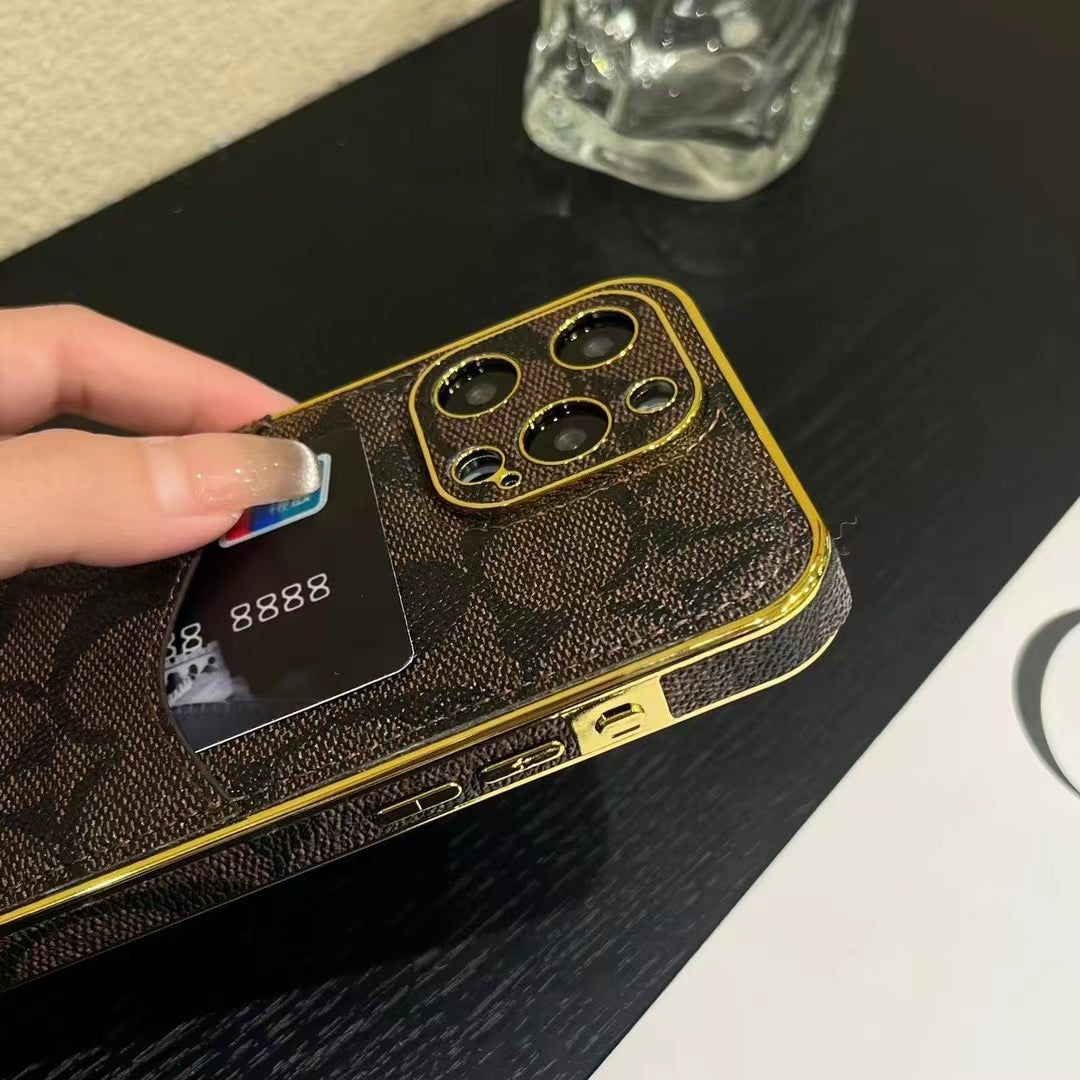Coach iPhone Case with Card Holder Stylish