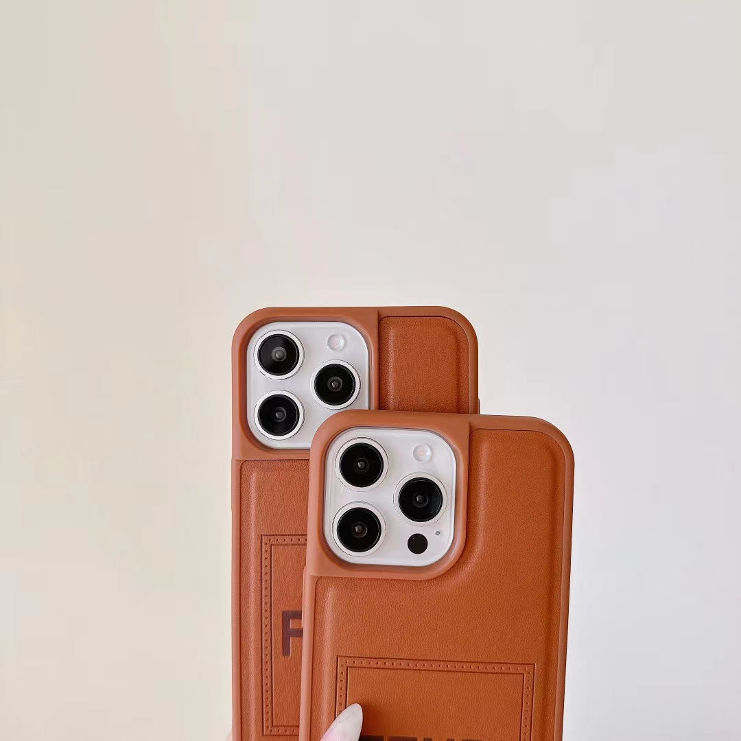 Fendi Brown iPhone Cases