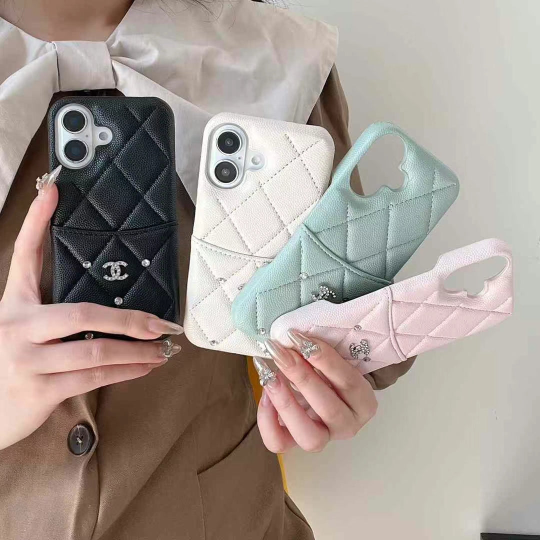 Quality Chanel iPhone Case with Card Holder